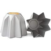 DECORA, 0062687 Pandoro Professional Mould &Oslash; 19.5 x 15 cm, Ideal for Making a Pandoro of 500 g, Anodized Aluminium, No Weldin