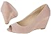 Produktbild Damen Keilabsatz Freizeitschuh Damen Keilabsatz Pumps Schuhe Halbschuhe, Farbe Beige, Gr. 40