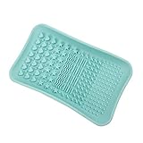 Superficie de lavado - muy adecuado para pinceles de maquillaje, especialmente para pinceles a prueba de agua pincel para pestañas y pincel delineador de ojos difícil de limpiar, realiza una buena separación