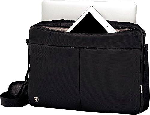 Wenger 601062 FORMAT 16″ Laptop Slimcase , Padded laptop compartment with iPad/Tablet / eReader Pocket in Black {10 Litres} - 2