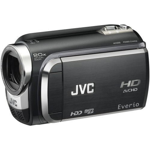spécification JVC GZ-HD300, Black Caméra vidéo zoom 20 x Noir