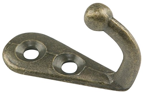TILY 15 Vintage Bronze Wand montiert einzigen Haken Kleiderbügel für ein Rustikales Gefühl - 3
