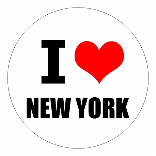 I love NY - New York in 2 Größen erhältlich Aufkleber mehrfarbig Sticker Decal