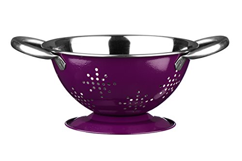 Premier Housewares Retro Design Mini Abtropfsieb, Violett