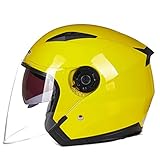 Casque de Moto Visage Ouvert été/Hiver Double Objectif Casquettes de sécurité de Motocross de vélo de Montagne Anti Casque de Moto électrique léger de Collision