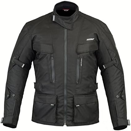 Freedays Waterproof Motorbike Motorcycle Jacket in Cordura Fabric and CE Approved Armoured Breathable Protectiv Gear Jacket Women Black (2xl)