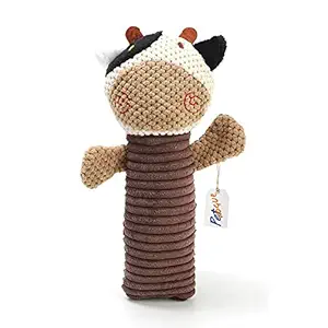 Dog Toy, PetVogue Plush Squeaking Dog Toys, Dog Plush Toy, Chew Toy with Squeaker, Teeth Cleaning for Puppy, Small and Medium Dogs, Not Suitable for Big Dogs
