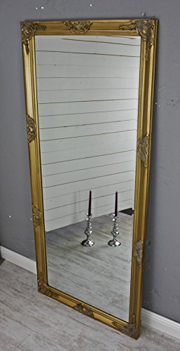 elbmöbel 162 x 72cm Wandspiegel groß in gold antik mit Holz-Rahmen barock - 2