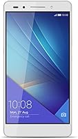 Honor 7 Smartphone d&eacute;bloqu&eacute; 4G (Ecran: 5,2 pouces - 16 Go - Double Nano SIM - Android 5.0 Lollipop) Argent/Blanc