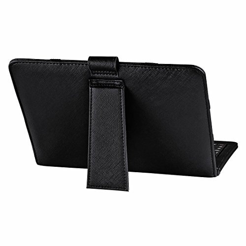 Hama OTG-Tablet-Tasche mit integrierter Tastatur (QWERTZ deutsches Tastatur-Layout, Display bis 22,5 cm (8 Zoll)) schwarz - 2