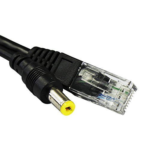 USG PoE Splitter To Power Non-PoE-Kameras: „Splits“ Incoming PoE Signal To 12V DC Power + RJ45-Ethernet-Video, 10 / 100Mbps, 15,4 W pro Port, IEEE 802.3af, Echtes Plug – & – Play, Auto Detect, Entwickelt für HD IP-Videoüberwachungssysteme - 2