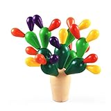 fotomontajes de madera ✿ Edad recomendada: mas de 3 anos de edad. Una pequena parte del producto con riesgo de ingestion no es adecuada para ninos menores de 3 anos. Mantenga el cactus alejado de los bebes para evitar que se trague. Por favor, ser utilizado bajo la supervision directa de un adulto.