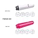 inkint Mini Electric Vibration Eyes & Face Skin Massager Pen / Portable Wrinkle Remover / Anti-aging Massage Tool with 4 Changing Heads