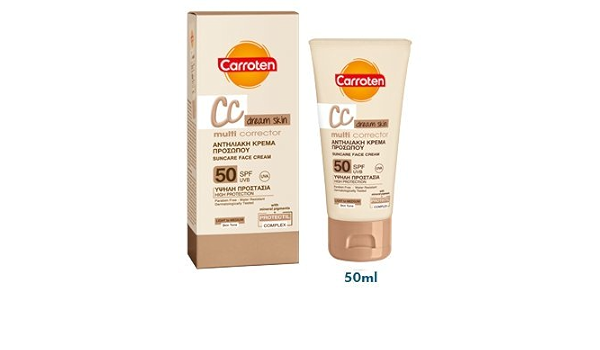carroten face cream cc spf50