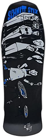 Schmitt Stix Skateboards Joe Lopes BBQ Deck, Black/White, 10.125" x 30.625"