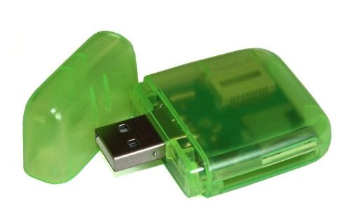 Card Reader All-in-One MINI (grün) für alle gängigen Speicherkarten