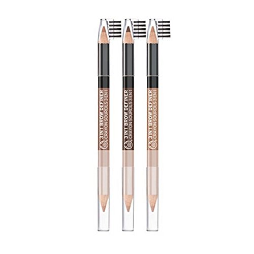 The Body Shop 3 in 1 Brow Definer Medium Brown 1g