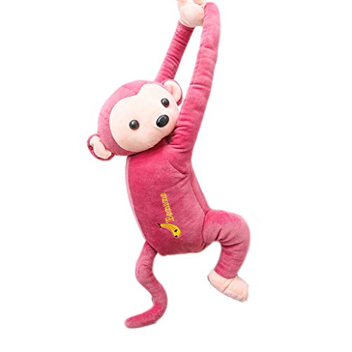 Preisvergleich Produktbild FiedFikt Creative Monkey Taschentuchbox Halter Taschentuchservietten Box Multifunktionale Pumpen Taschentuchbox Serviettenhalter für das Auto Rose