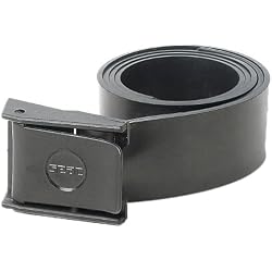 Seac 0990006 Cinturón de Goma con Hebilla, Hombre, Negro, M/L