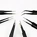 Teenxful 6pcs ESD Anti-Static Stainless Steel Tweezer Set Tweezers Maintenance Tools Kits Set