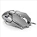 Produktbild USB drahtstarke Gaming-Maus hoher Qualität Laptop-Computer-Maus Gamer 3200DPI 6 Buttons LED Optische Mäuse für PC,Gray