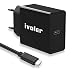 Produktbild iVoler 25W Quick Charge 3.0 USB Type C Ladegerät, Fast Charging USB Netzteil mit 1m USB C zu USB C Kabel für iPhone, iPad Pro, Samsung Galaxy, LG, HTC, MacBook, Nintendo Switch, usw. (Schwarz)