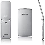 Samsung C3520 Handy Mobiltelefon Klapphandy Klappbar metallic Silber - Handy offen für alle Netze