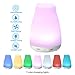 Produktbild Aroma Diffuser Öl Duftzerstäuber Luftbefeuchter, ELEGIANT 100ML Mini Multifunktion Ultraschall Humidifier Aromatherapie Duft Diffuser Öl Diffusor Ultrasonic Aromatherapy Spray Dust +Stimmungslicht Nachtlicht mit 7 LED Farbwechsel verschiedenfarbigem Licht Night Light Mute Colorful Lamp sicher für Schlafzimmer Kinderzimmer Wohnzimmer Schreibtisch Büro Konferenzraum Babies kinder Beauty-Salon Spa Yoga usw