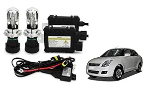 RS Enterprises Cars Maruti Suzuki Swift Dzire 2008 H4 - HID Conversion Light Kit ( 2 HID Light , 2 Blaster , Wiring ) Vehicle HID Kit for Car Headlight