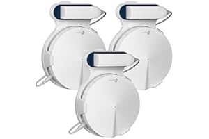 STANSTAR Wall Mount for TP-Link Deco M9 Plus Home Mesh WiFi System, Sturdy Brackets, Easy Moved, Space Saving,Without Messy Wires and Screws(3 pack)