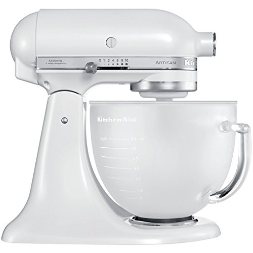 KitchenAid 5KSM156EFP Küchenmaschine mit kippbarem Motorkopf Serie „Artisan“, Frosted Pearl - 3