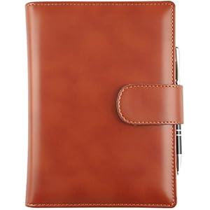 Agenda Picasso 15x21-17x24 täglich / wöchentlich 17x24-Handmade in Italien-hellbraun