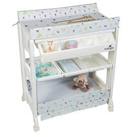 White Nursery Furniture Storage Station Infantastic Baby Changing