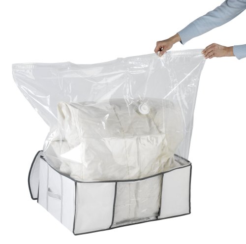 Wenko 7450022100 Vakuum Soft Box L, 65 x 25 x 50 cm, weiß, Polypropylen - 3