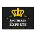 Produktbild Mousepad Apotheken Experte schwarz
