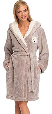 L&L Peignoir de Bain Femme Aby Short (Opale, S)