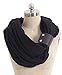 Allis Baby Sling Stretchy Wrap Carrier with Leather Cuff (Black)