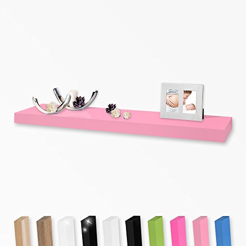 Wandboard, Wandregal, Steckboard, in verschiedenen Farben und Längen, Länge:60cm, Farbe:Sonoma - 6