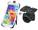 Produktbild Universal Fahrrad Motorrad Halter Halterung Samsung Galaxy S5 SM-G900 Herbert Richter "Bike Mount 1" [1596/70] (für HR Halteschalen) + Gerätespezifische Halteschale HR [24972/0]