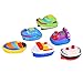 Produktbild TOYMYTOY Schwimmende Boot Spielzeug Badezeit Spaß Spielzeug für Baby 6pcs