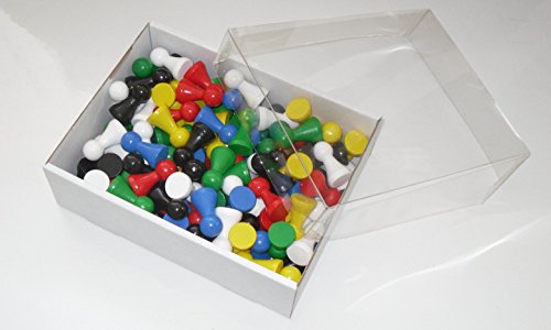 Preisvergleich Produktbild 120 Halmakegel aus Holz 27 mm , farblich gemischt