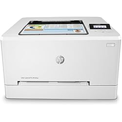 HP Laser Jet Pro M254nw - Impresora Color láser (hasta 21 ppm, ethernet y Wi-Fi, inalámbrico, DDR de 256 MB, Disco Duro de 2 GB, Windows 7, 8, 8.1 y 10, HP Auto-On/Auto-Off, USB Frontal) Blanco