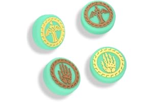 NANANINO Switch Joystick-Abdeckung für The Legend of Zelda: Tears of The Kingdom, Weiche Silikon-Daumengriffkappen Kompatibel mit Nintendo Switch/Switch OLED/Switch Lite - Leuchtend