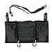 Zicac Hooked Waterproof Oxford Multi Function Kids Toys Snacks Cups Water Bottle Tissue Hanging Pouch Pockets Pram Handle Hanging Pallets Bag Pushchair Buggies Stroller Caddy Handlebar Organizer Storage Bag with 2 Spring Lock Hooks (Black)