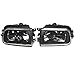 Produktbild ALBRIGHT Nebelscheinwerfer Set, Links + Rechts, mit Halogen Lampen, für E39 1997-2000