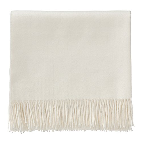 URBANARA Arica blanket/throw - 100% Peruvian baby alpaca wool - off-white, 130 x 185 cm, wool-blanke URBANARA Arica blanket/throw - 100% Peruvian baby alpaca wool - off-white, 130 x 185 cm, wool-blanke