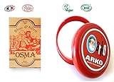 Osma Bloc - Alum Block 75g (Soothes Shaving Irritation) with Arko Shaving Soap Bowl (OSMA WITH ARKO)