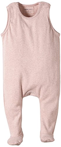 LANA natural wear Baby Girls Strampler Finn Plain Footies, Pink (Rose Water 5600), 0-3 Months (Manufacturer size: 50)