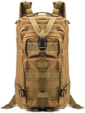 PandaGearX® 35L Molle 3 Day Assault Tactical Outdoor Military Rucksacks Backpack Camping Bag Khaki