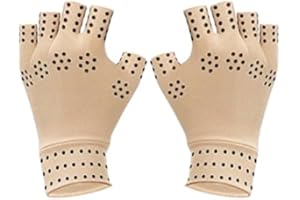 OFKPO 1 Paire Gants de Compression Avec Aimants, Anti-Arthritis Gants de Thérapie Magnétique de la Santé